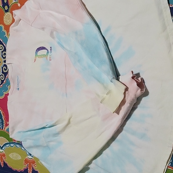 Disney Parks Disneyland Pastel Tie Dye Spirit Jersey with Glittered Letters XL - Picture 5 of 15